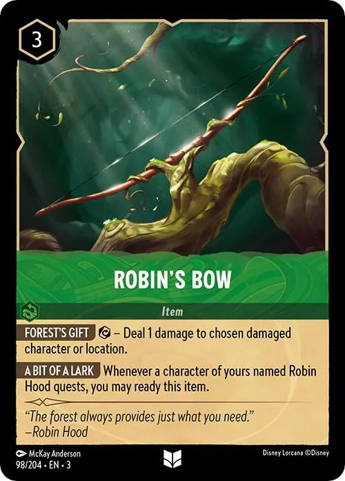 Robin's Bow - Cold Foil