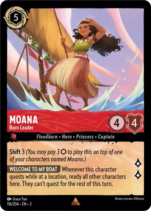 Moana - Born Leader - Cold Foil