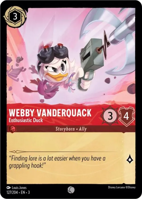 Webby Vanderquack - Enthusiastic Duck - Cold Foil