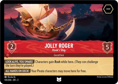 Jolly Roger - Hook's Ship - Cold Foil