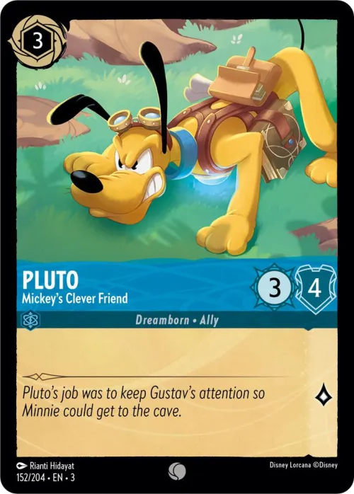 Pluto - Mickey's Clever Friend - Cold Foil