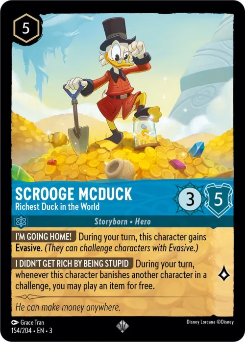 Scrooge McDuck - Richest Duck in the World - Cold Foil