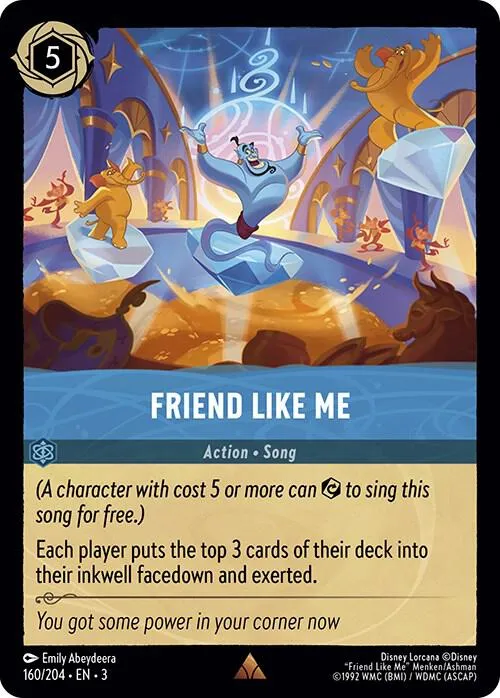 Friend Like Me - Cold Foil