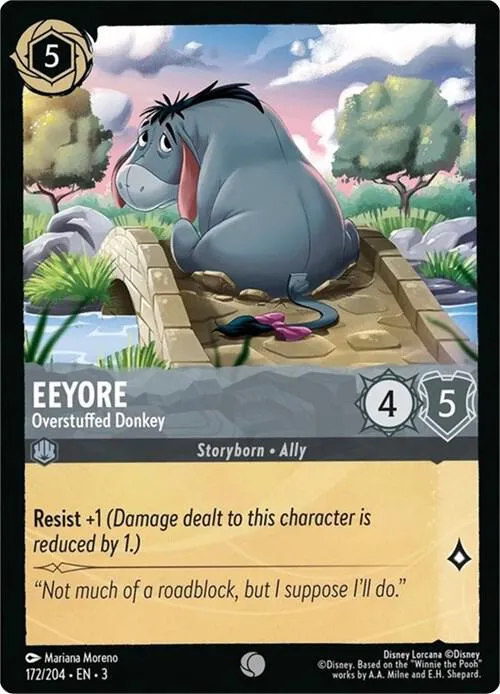 Eeyore - Overstuffed Donkey - Cold Foil