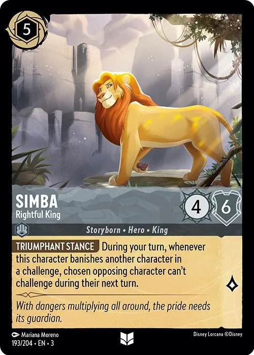 Simba - Rightful King - Cold Foil