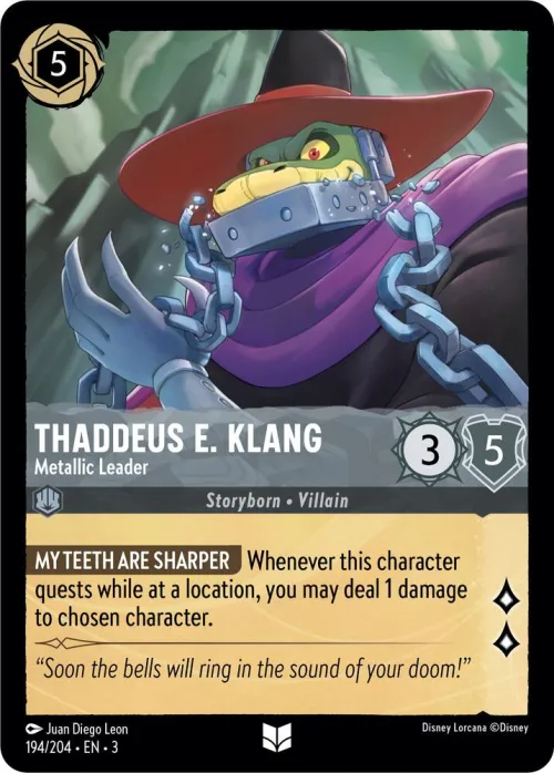Thaddeus E. Klang - Metallic Leader - Cold Foil
