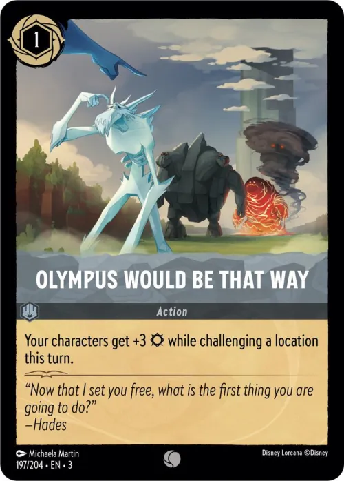 Olympus Would Be That Way - Cold Foil