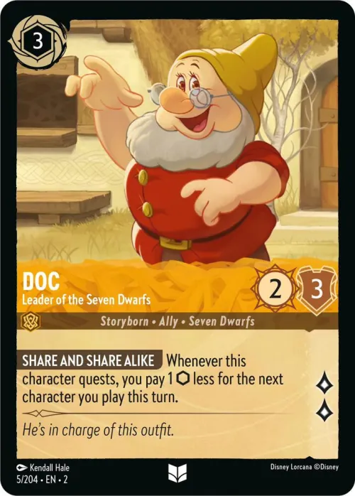 Doc - Leader of the Seven Dwarfs - Cold Foil