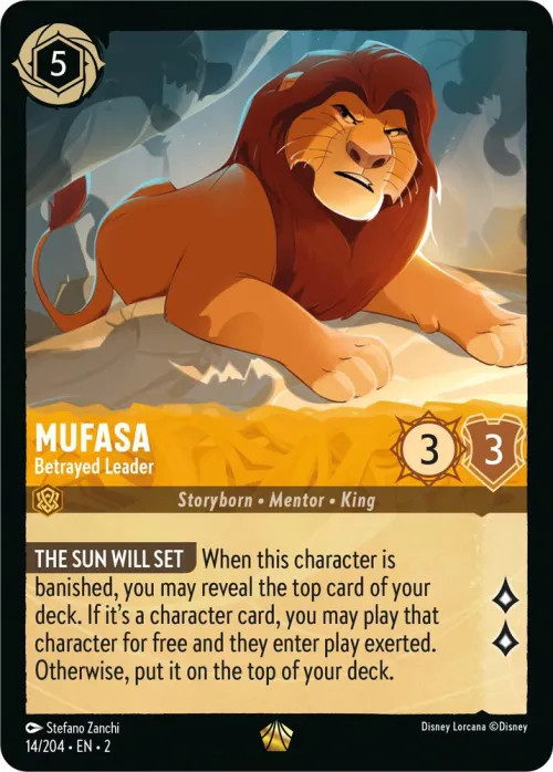 Mufasa - Betrayed Leader - Cold Foil