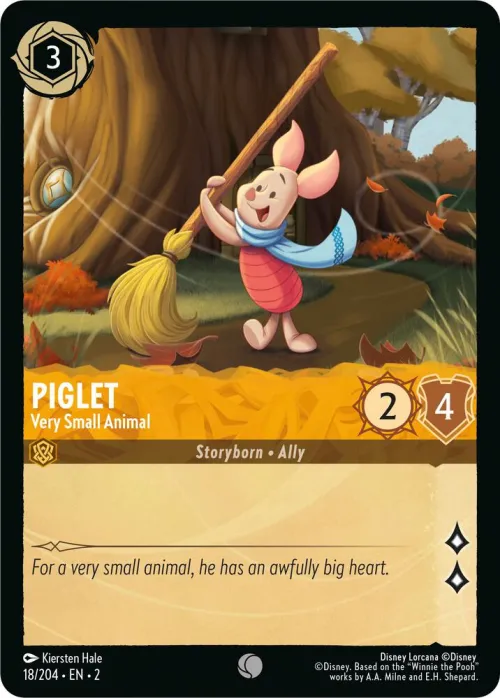 Piglet - Very Small Animal - Cold Foil