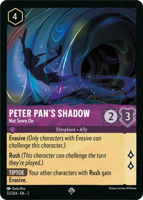 Peter Pan's Shadow - Not Sewn On - Cold Foil