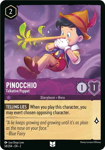 Pinocchio - Talkative Puppet - Cold Foil