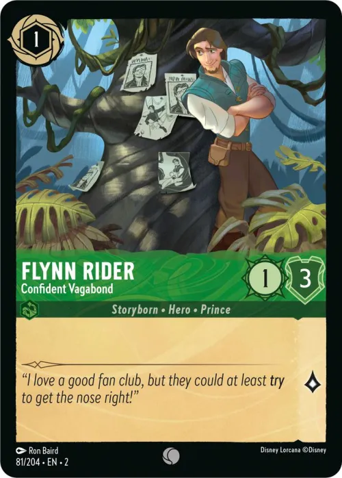 Flynn Rider - Confident Vagabond - Cold Foil