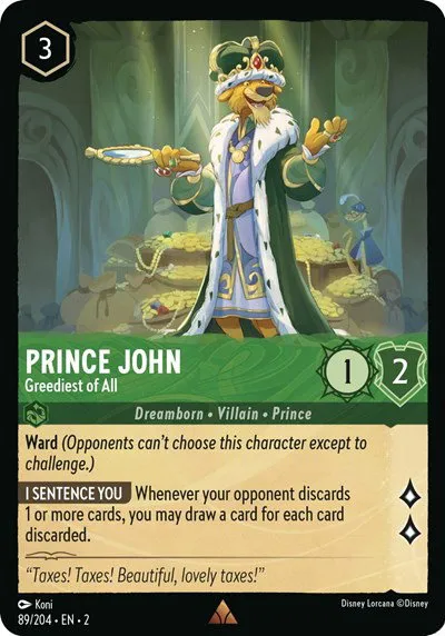 Prince John - Greediest of All - Cold Foil