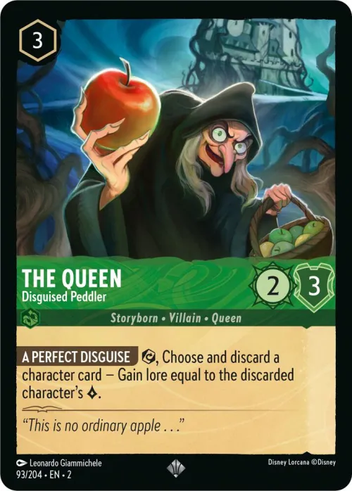 The Queen - Disguised Peddler - Cold Foil