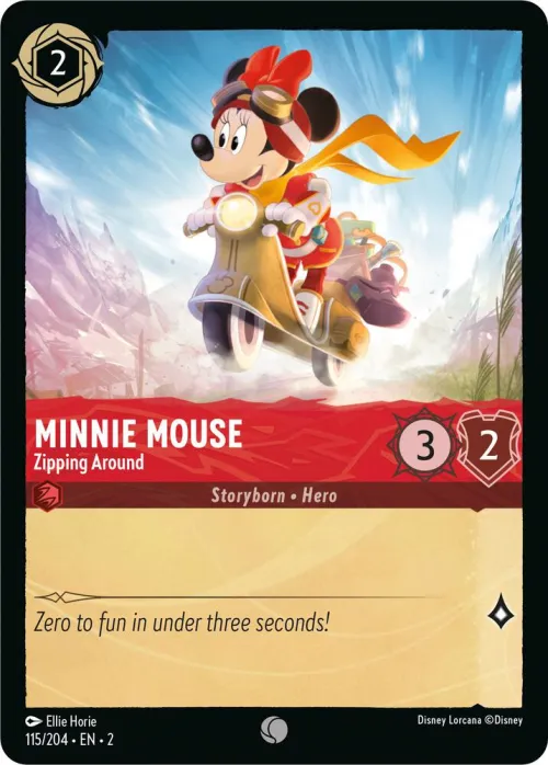 Minnie Mouse - Zipping Around - Cold Foil