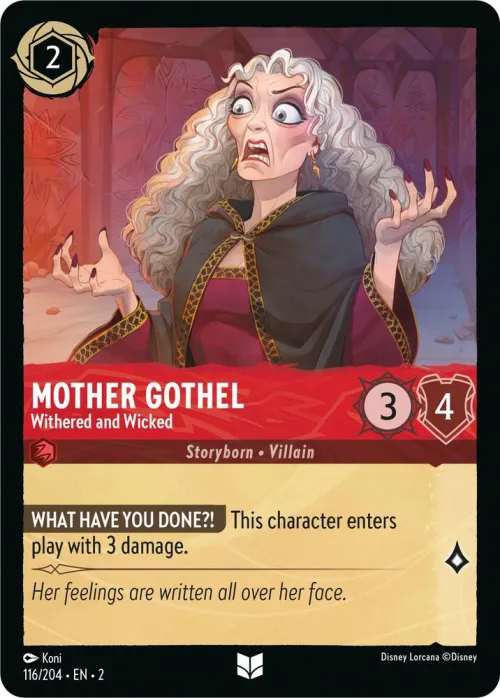 Mother Gothel - Withered and Wicked - Cold Foil
