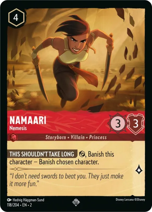 Namaari - Nemesis - Cold Foil