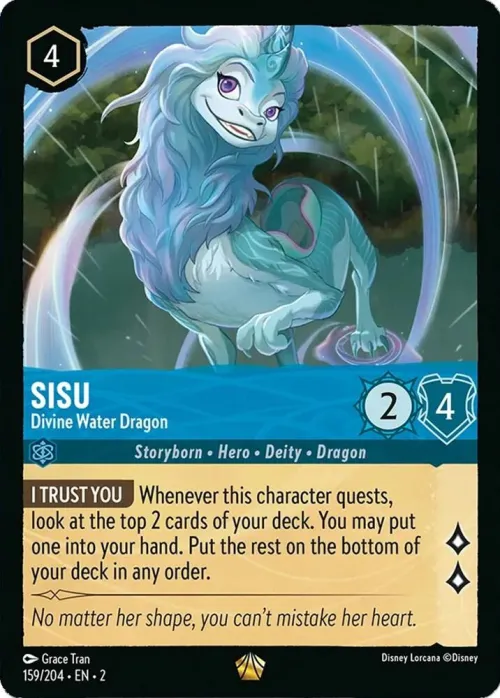 Sisu - Divine Water Dragon - Cold Foil