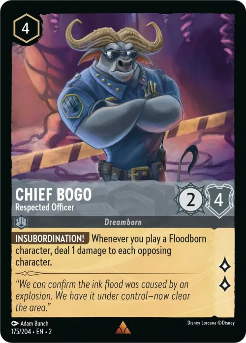 Chief Bogo - Respected Officer - Cold Foil