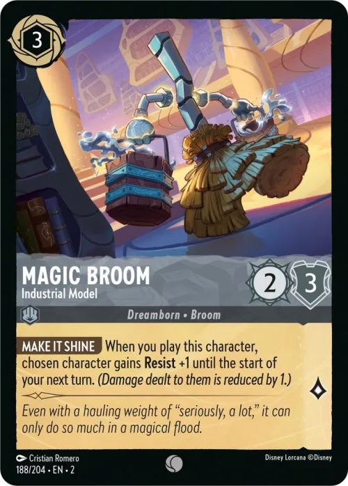 Magic Broom - Industrial Model - Cold Foil