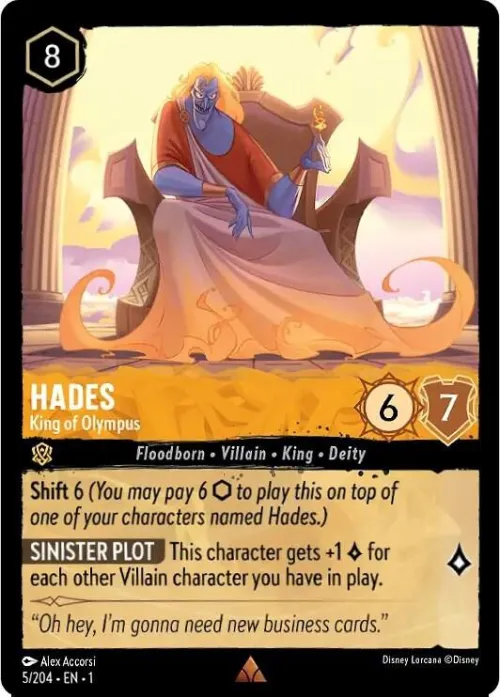 Hades - King of Olympus - Cold Foil