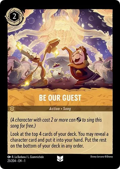 Be Our Guest - Cold Foil