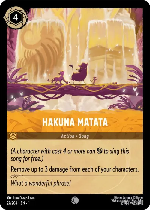Hakuna Matata - Cold Foil