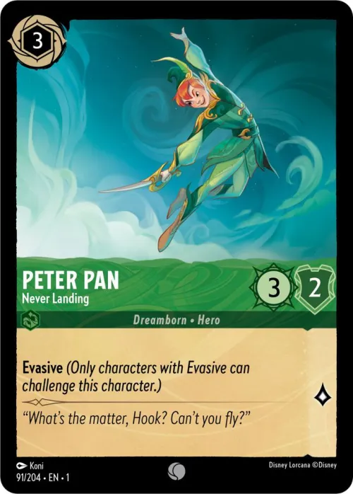 Peter Pan - Never Landing - Cold Foil