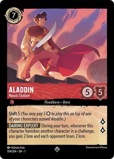 Aladdin - Heroic Outlaw - Cold Foil