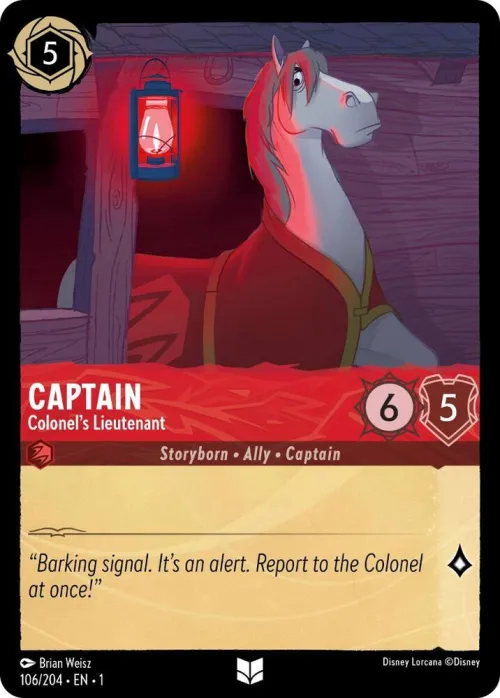Captain - Colonel's Lieutenant - Cold Foil