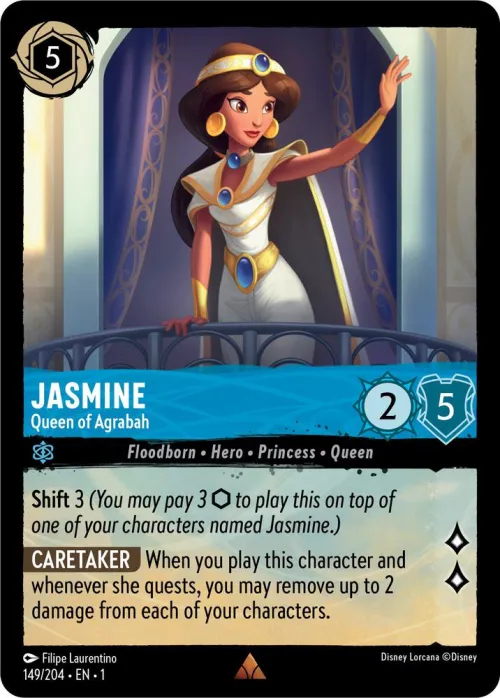 Jasmine - Queen of Agrabah - Cold Foil