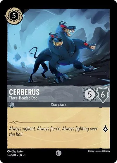 Cerberus - Three-Headed Dog - Cold Foil