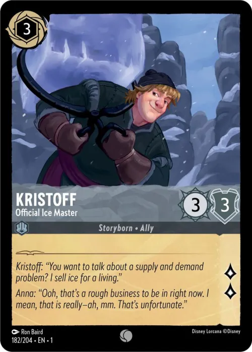 Kristoff - Official Ice Master - Cold Foil