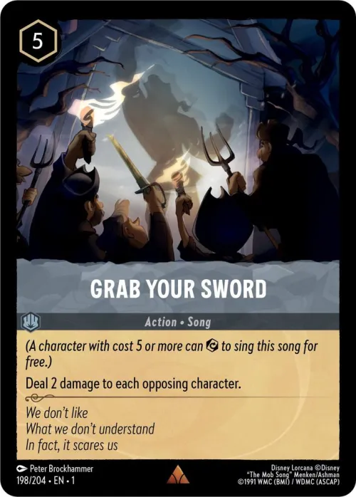 Grab Your Sword - Cold Foil