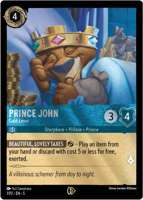 Prince John - Gold Lover - Cold Foil Prince John Gold Lov