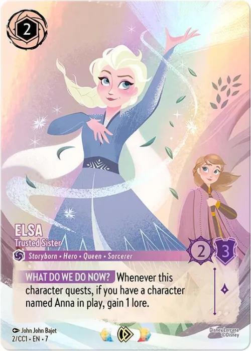 Elsa - Trusted Sister - Holofoil Elsa Trusted Sister