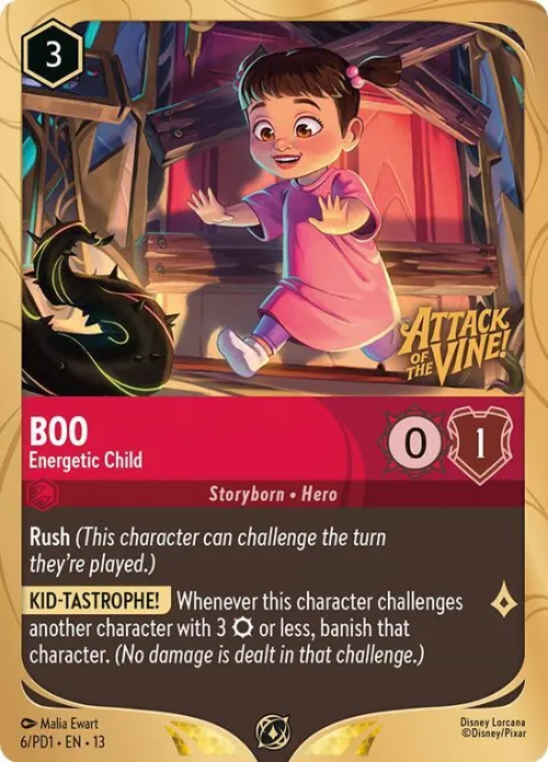 Boo - Energetic Child - Holofoil Boo Energetic Child