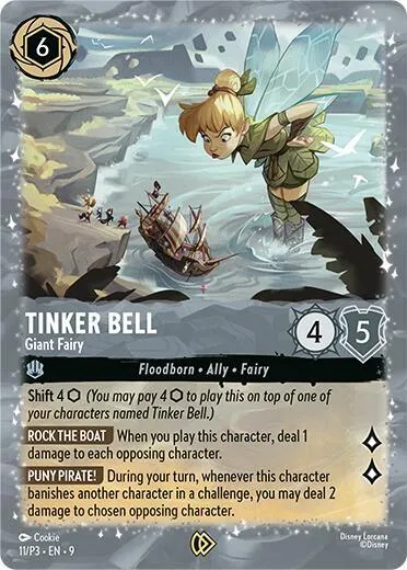 Tinker Bell - Giant Fairy - Holofoil Tinker Bell Giant Fai