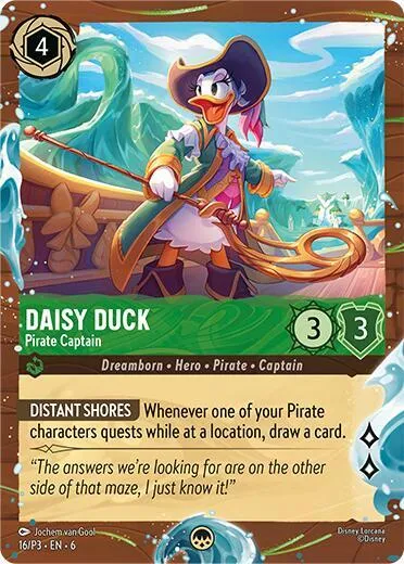 Daisy Duck - Pirate Captain - Disney Cruise Promo
