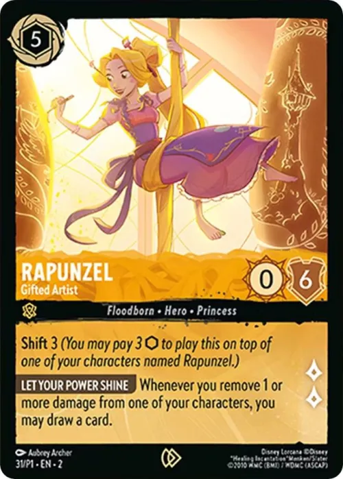 Rapunzel - Gifted Artist - Cold Foil Rapunzel Gifted Arti