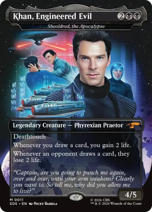 Khan, Engineered Evil - Sheoldred, the Apocalypse - Foil