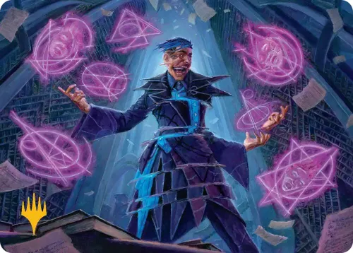 Dark Matter Manipulator Art Card - Gold Stamped