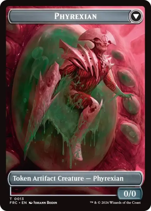 Phyrexian // Incubator Double-Sided Token - Foil