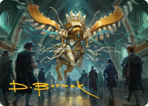 Denzilore Fatehold Art Card - Gold Stamped Signature