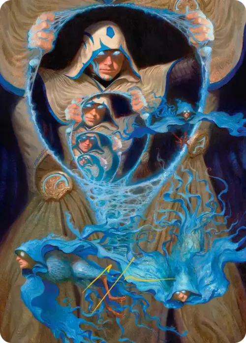 The Theorist, Jace Beleren Art Card - Gold Stamped Signature