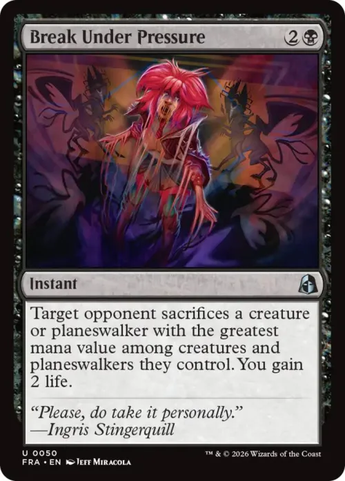 Break Under Pressure - Foil