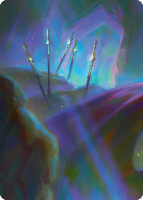 Long-Lost Lances Art Card - 7 12
