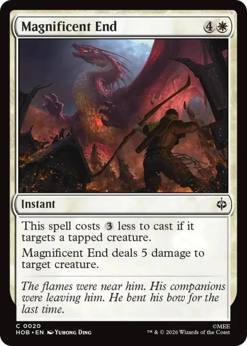 Magnificent End - Foil