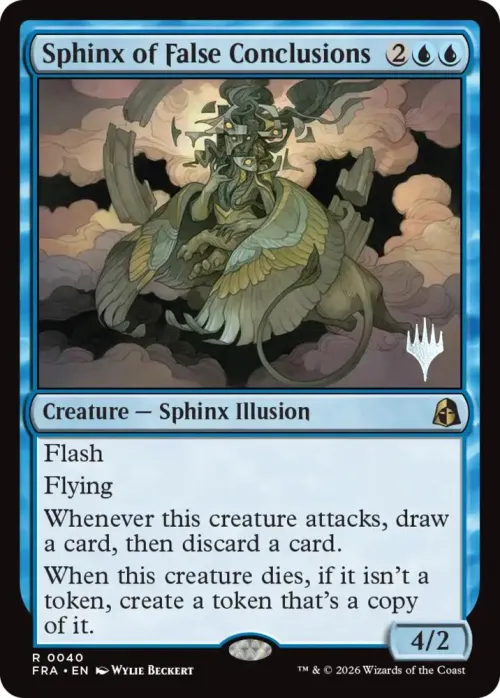 Sphinx of False Conclusions - Foil